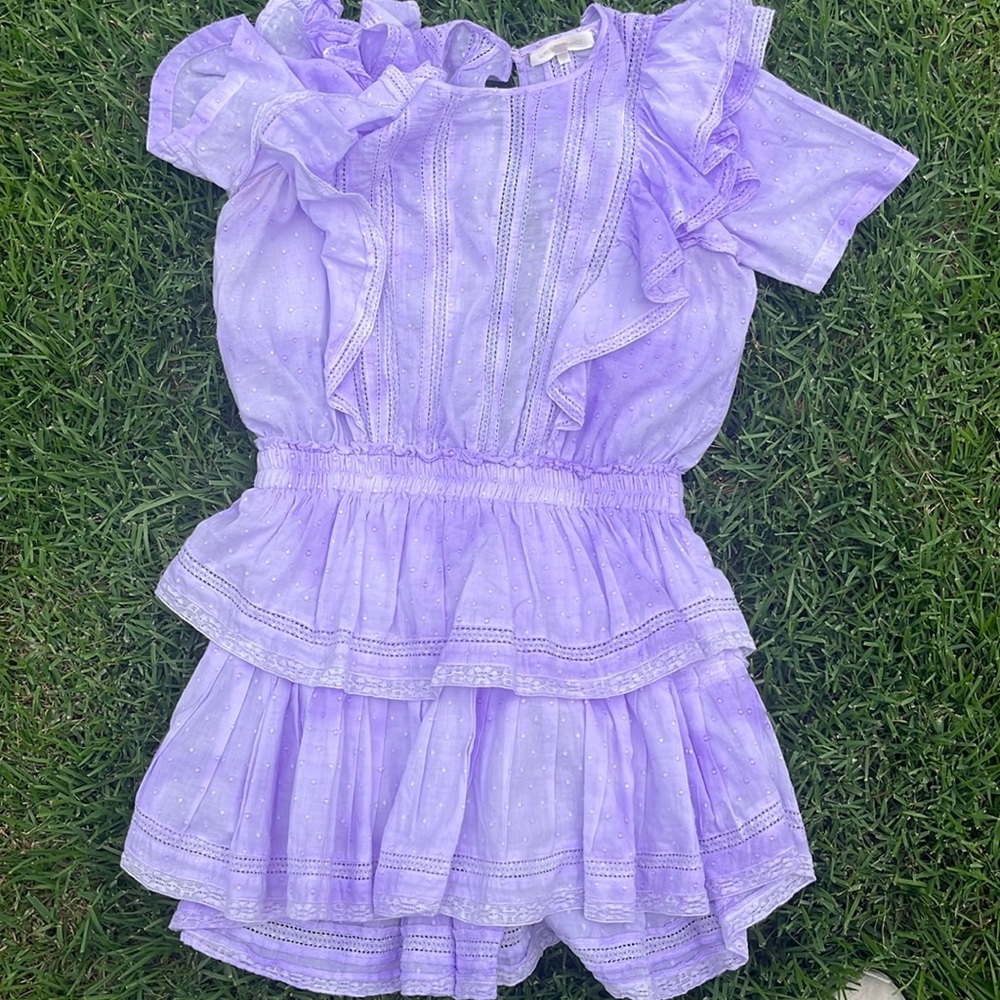 Loveshackfancy purple dress!!